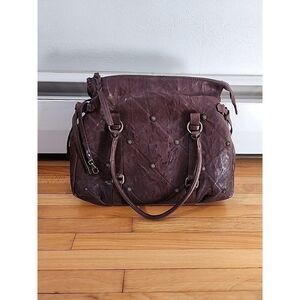 CAVALCANTI Collection Luxurious Genuine Italian Brown Hobo LEATHER Shoulder BAG